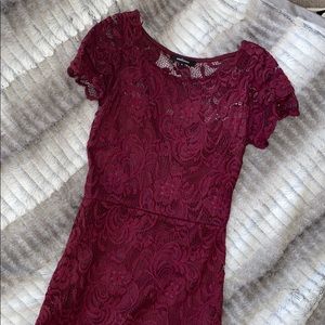 Lacy cocktail dress